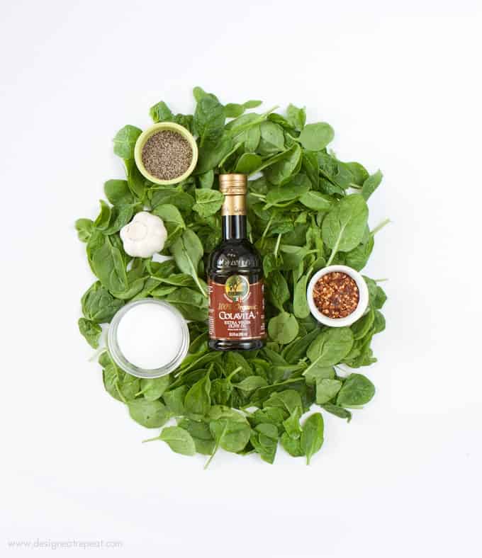 Learn how to make Garlic Sauteed Spinach with the CookingPlanIt App! It walks you through each step and teaches you how to cook like a pro! I love using Colavita Olive Oil for the best taste!