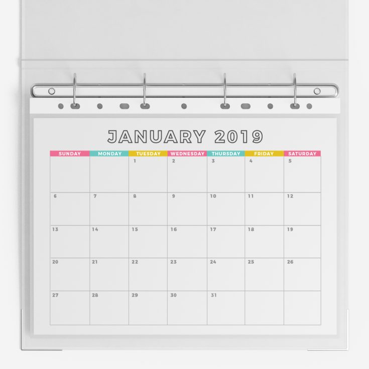 How To Make A Free 2019 Monthly Calendar Printable