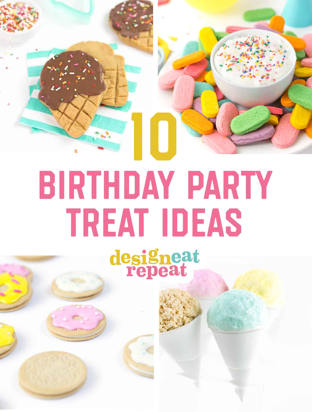 10 Easy and Adorable Birthday Party Treats