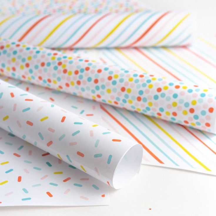 How to Make Birthday Printable Wrapping Paper