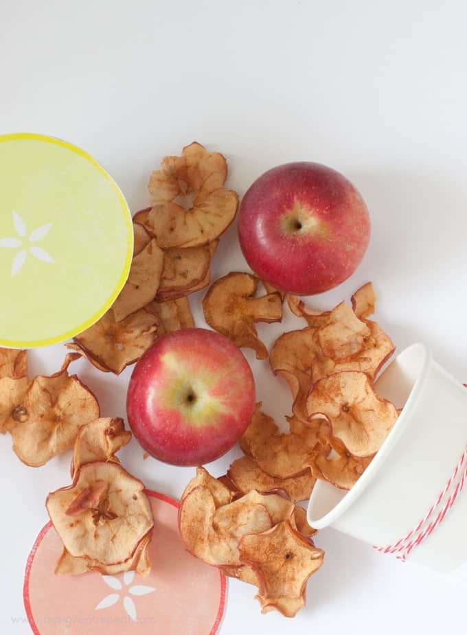 Cinnamon Apple Chips with Cute packaging idea!
