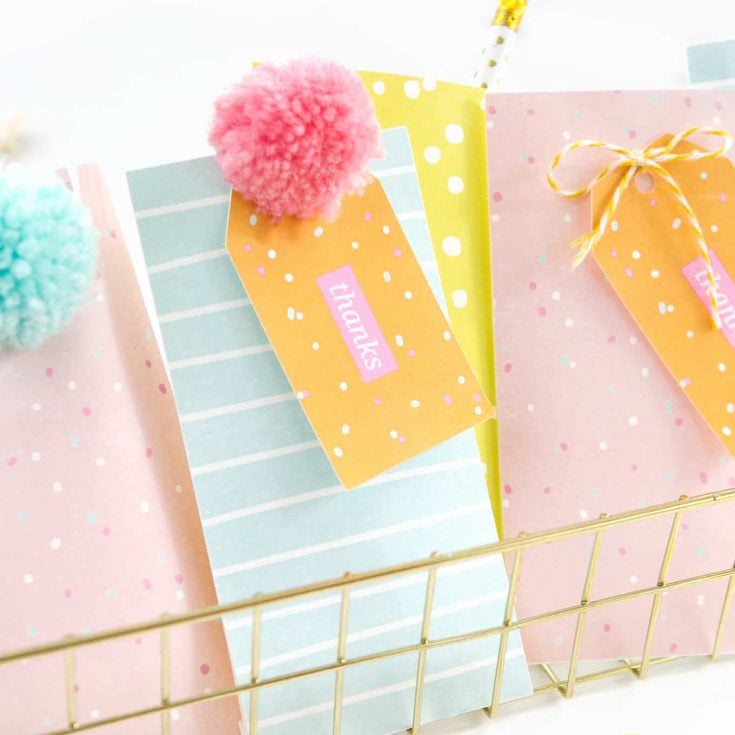 How To Make Confetti Printable Party Favor Bags
