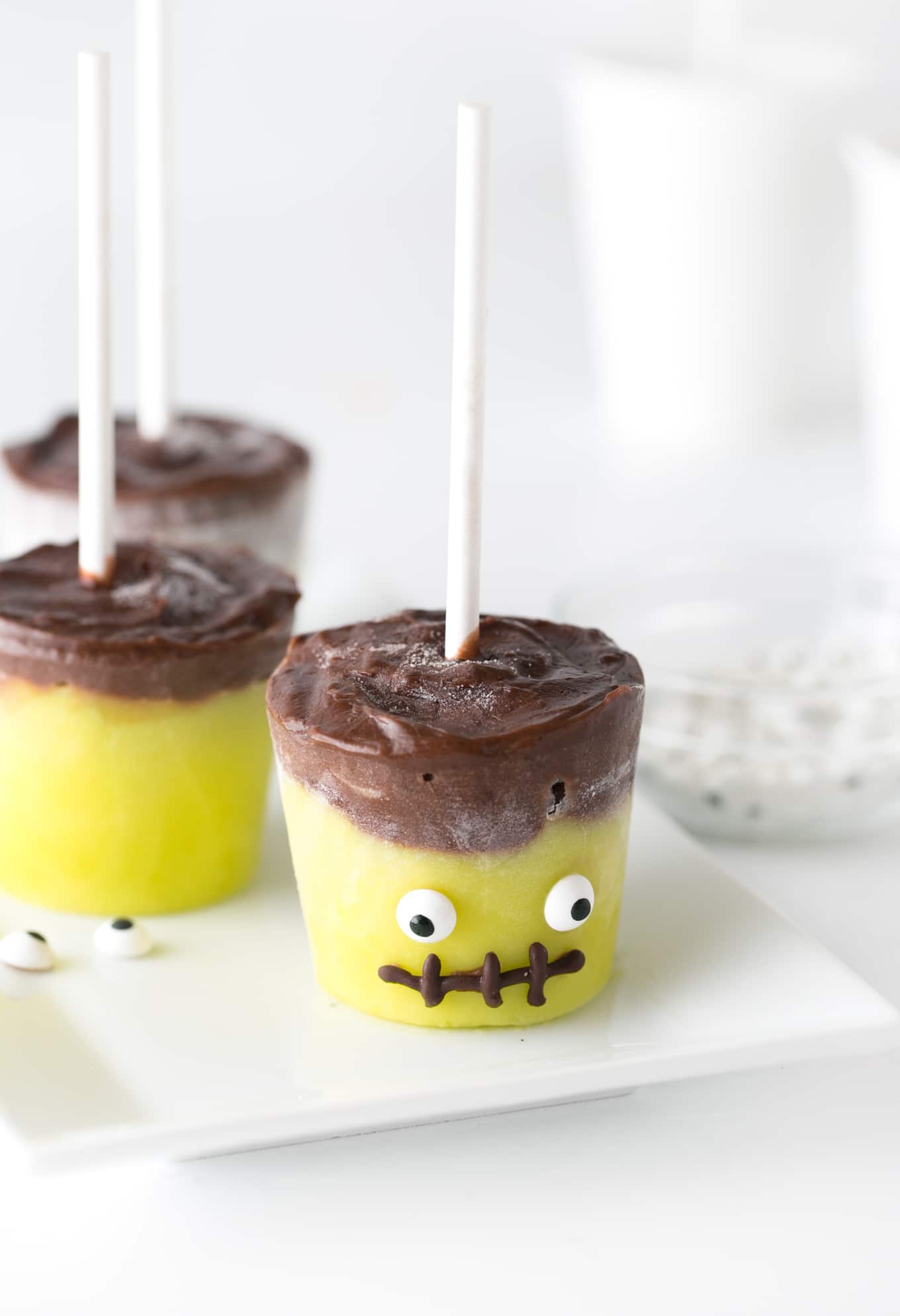 Frankenstein Pudding Pops