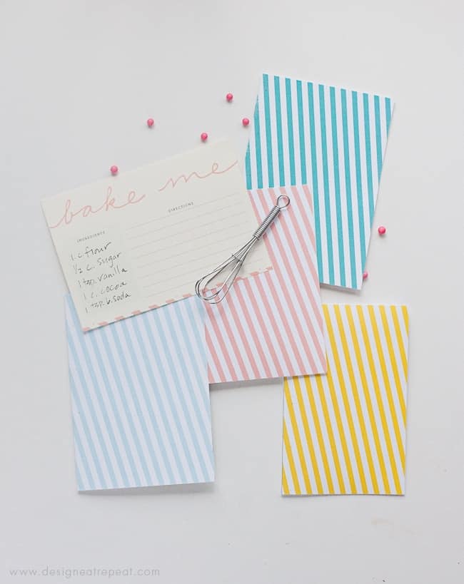 Free Note Card Printable from Design Eat Repeat