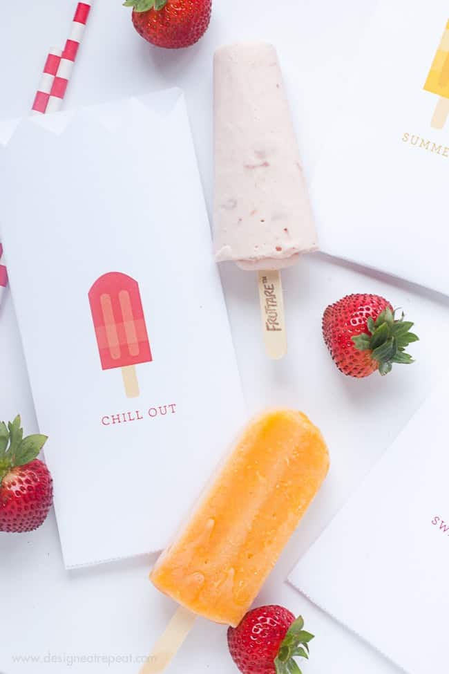 Free Popsicle Pouch Printables | Perfect for a fun Summertime Party!