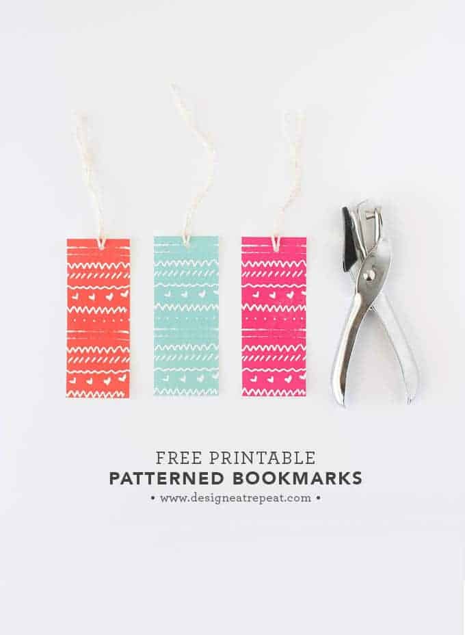 Free Printable Bookmarks | Download over at Design Eat Repeat