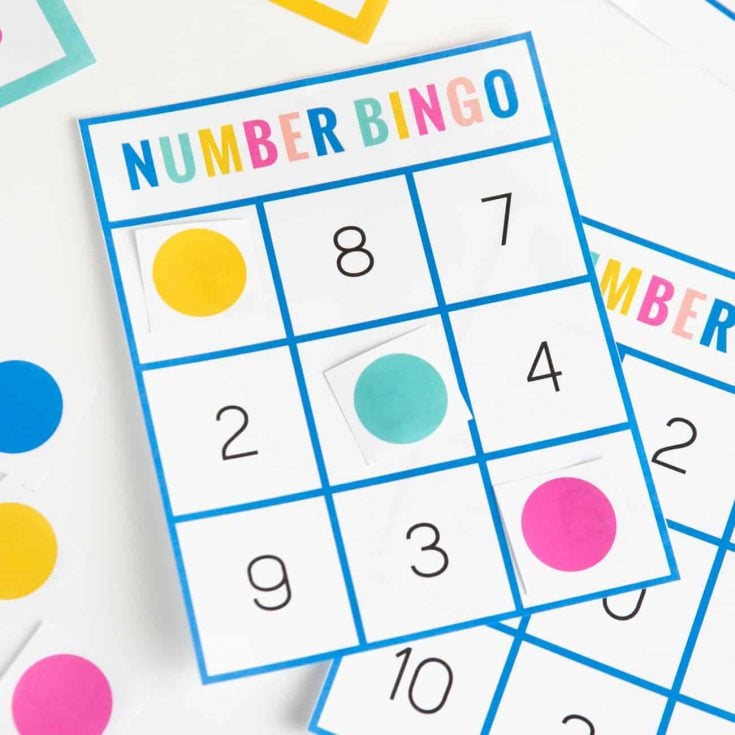 How To Make Free Printable Number Bingo Cards