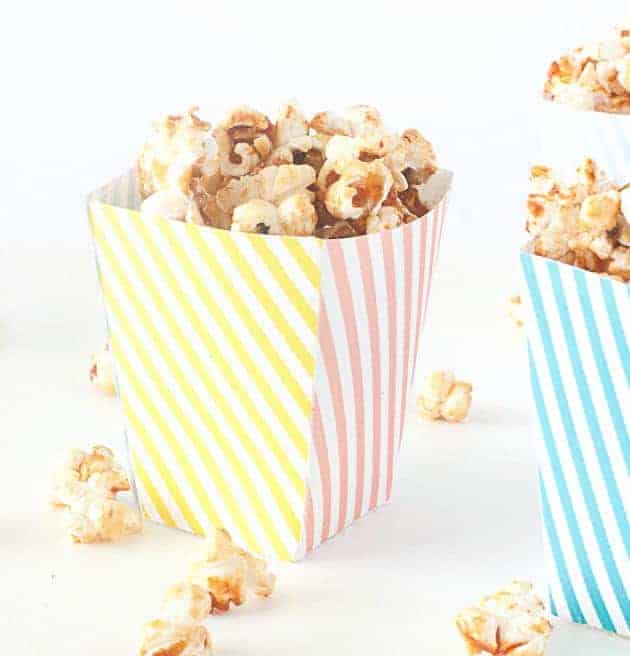 Free Printable Popcorn Boxes by Design Eat Repeat #printable #popcorn
