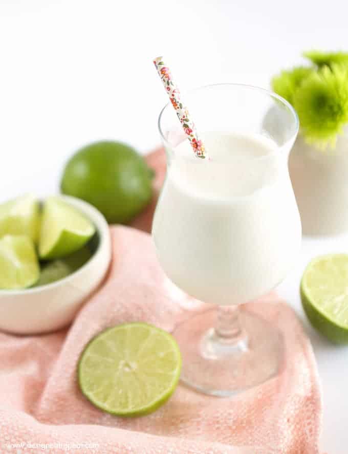 Frozen Vanilla Coconut Lime Refresher