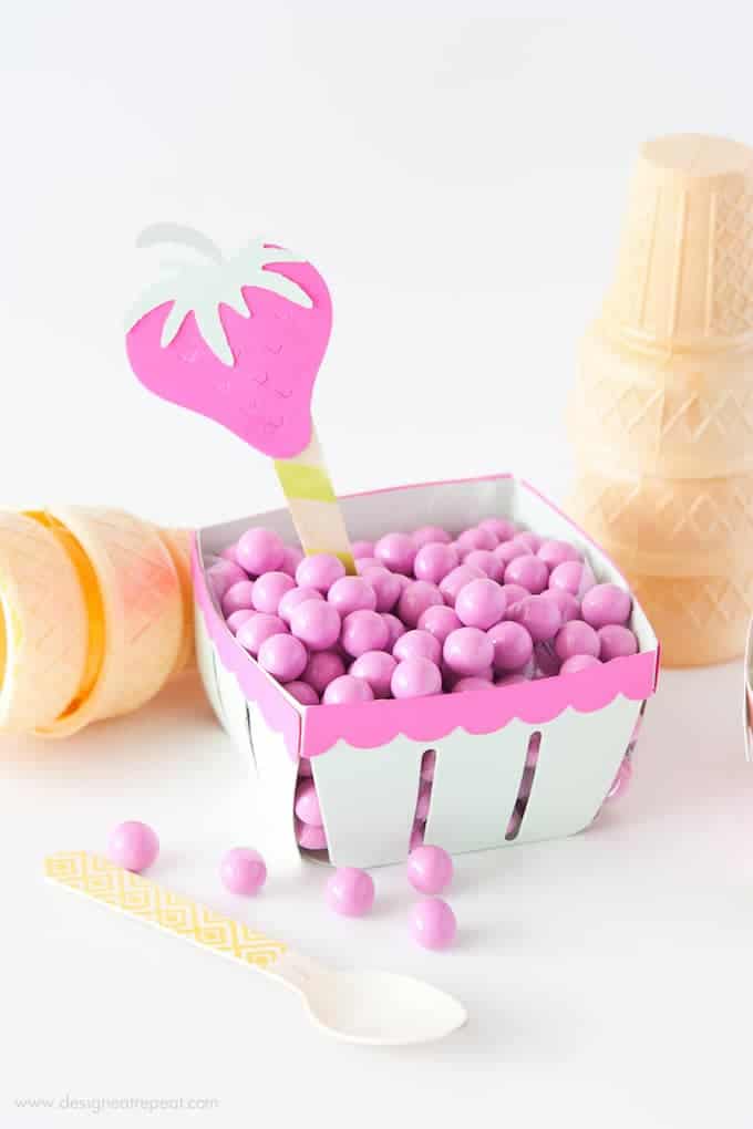 Fruit Ice Cream Party by Melissa at Design Eat Repeat Blog