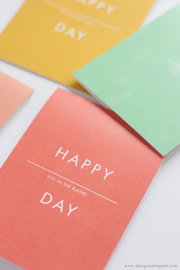 Happy Anything Card - Free Printable that can be used for Birthdays, Mothers Day, and more!