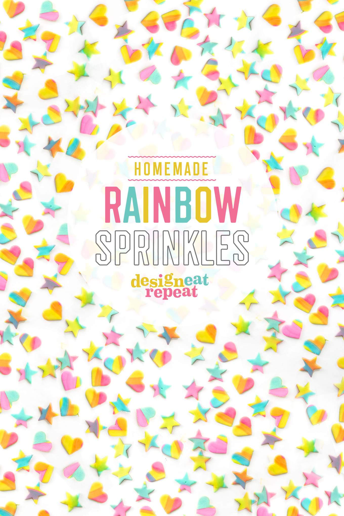 Learn how to make these EASY homemade rainbow sprinkles! Perfect way to turn any baked creation into a colorful treat!