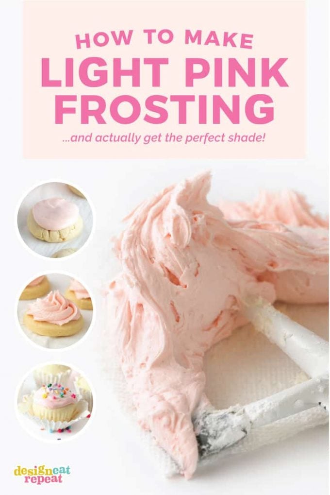 How to Make Light Pink Frosting