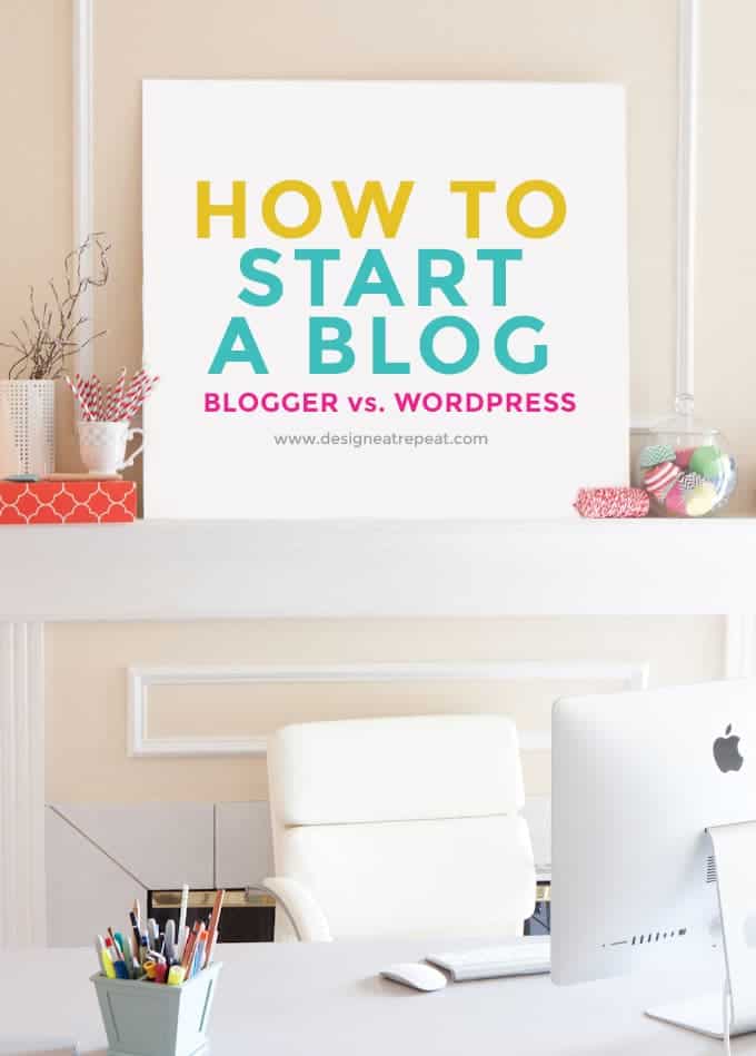 Learn how to start a blog & the differences between Blogger and WordPress!