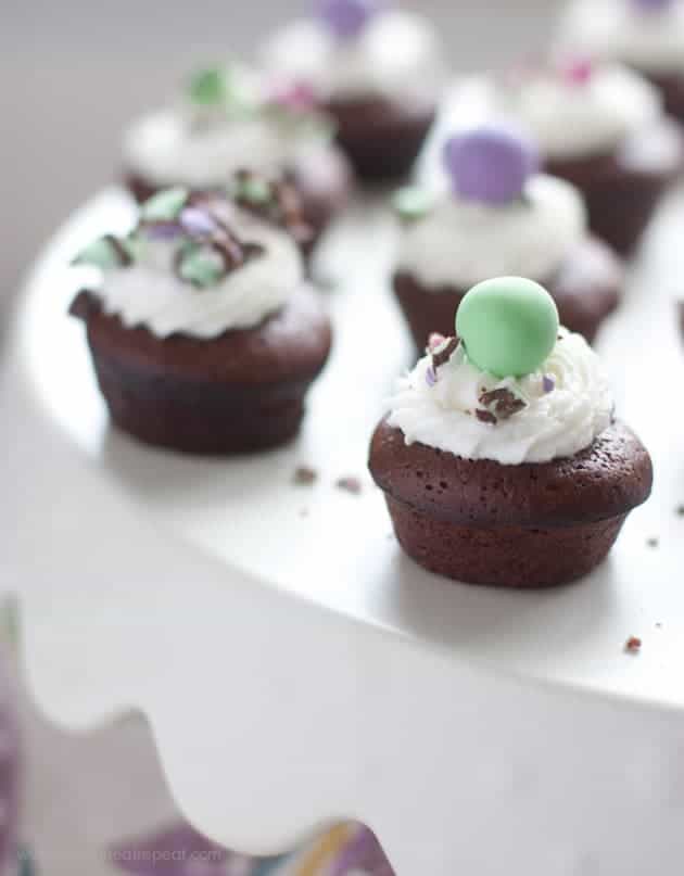 Melt in Your Mouth Mint Brownie Bites-2
