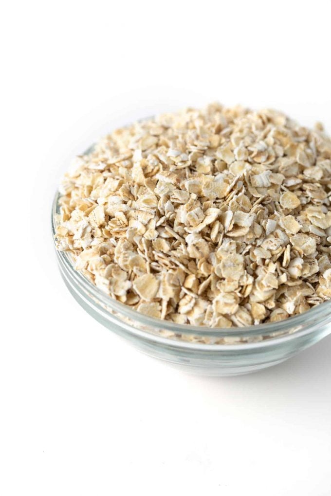 Bowl of quick oats
