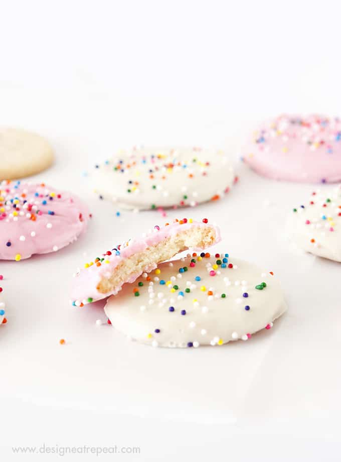 Recreate a childhood favorite with these Frosted Animal Cookie Wafers!