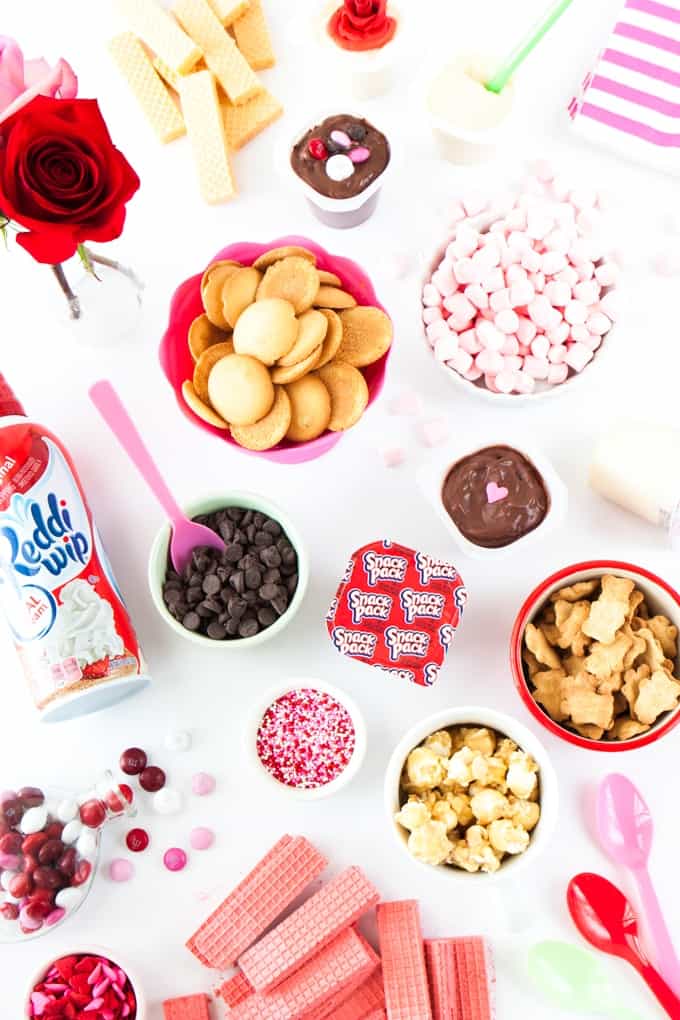 This blog shows you all the toppings you need to create a fun DIY pudding cup bar!