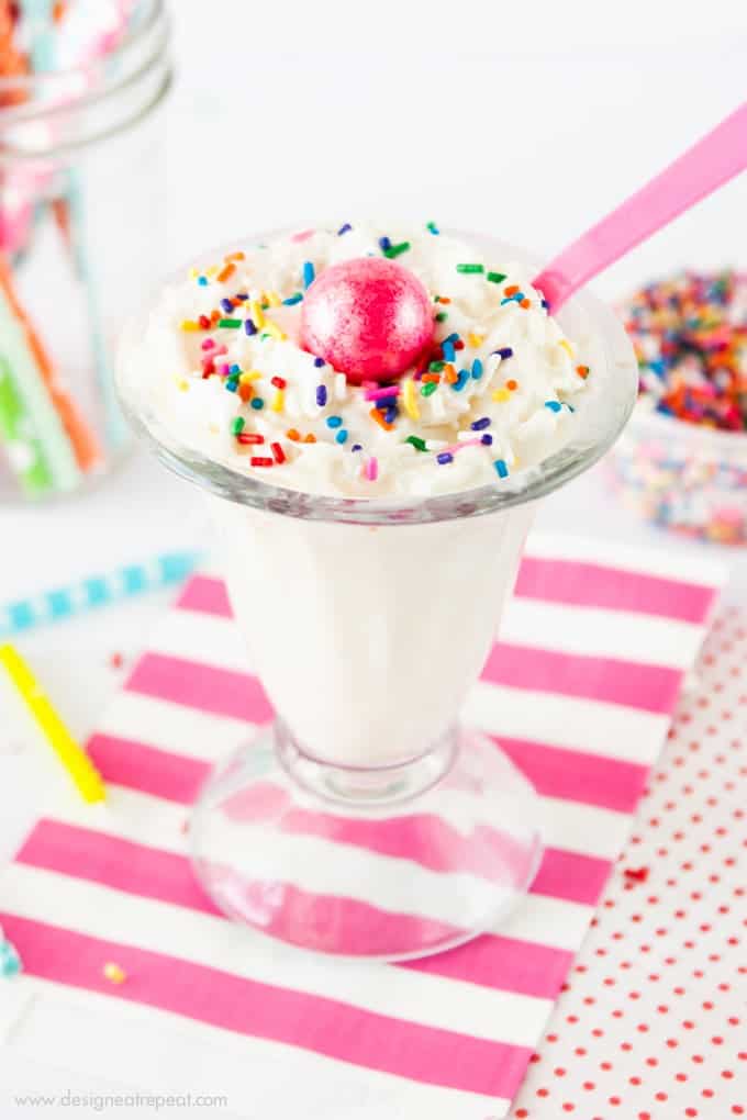 Vanilla Cake Batter Frappuccino - would make a fun birthday drink!